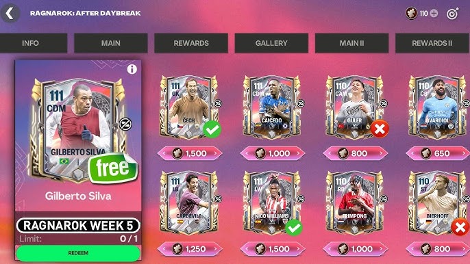 Cómo reclamar sobres de evento racgnador gratis en FC MOBILE 🎁🎉